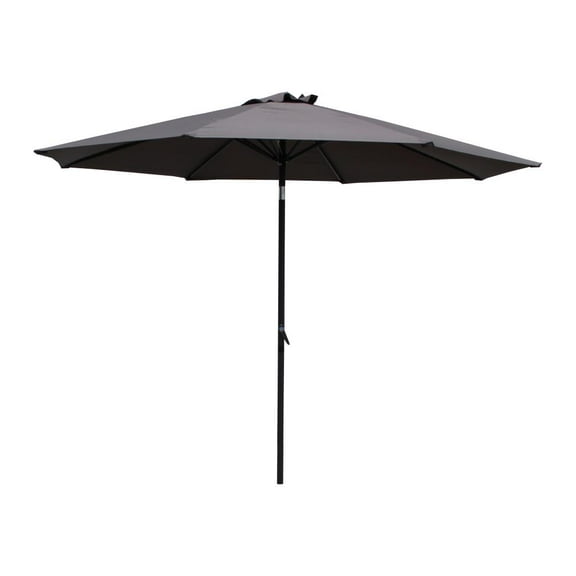 St. Kitts Aluminum 10-foot Patio Umbrella - Grey