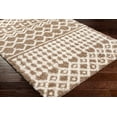 thumbnail image 3 of Hauteloom Kato Living Room, Bedroom Area Rug - Bohemian, Transitional - Plush Pile - Medium Brown, Ivory - 18" Sample, 3 of 10