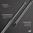 thumbnail image 3 of A-Premium Rear Pair (2) Shock Struts Absorbers Compatible with Mazda 3 2010-2013 & Ford C-Max 2013-2018, Driver and Passenger Side, 3 of 8