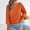 Orange, variant on thefmos Women's Off Shoulder Puff Sleeve Sweater Cable Knit Solid Color Cozy Pullover Trendy Fall Winter Outfit, Khaki XL