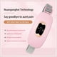 thumbnail image 5 of Almohadilla térmica portátil recargable para abdomen y espalda | Ajuste de temperatura de 3 velocidades | 3 modos de masaje | Carga USB | Masajeador abdominal inalámbrico rosa para mujeres |, 5 of 5