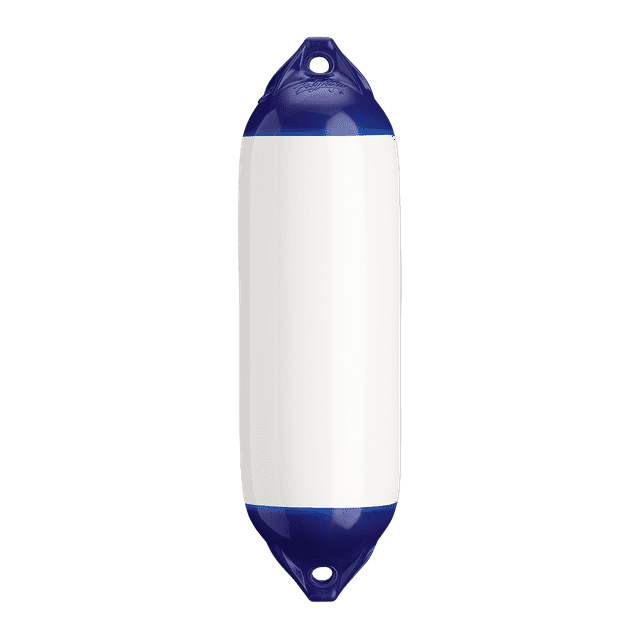 Polyform Garde-Boue 91-318-700 F-02 Blanc; Uni; Cylindre; Design à Il Double de Qualité Commerciale; Blanc; PVC; Simple