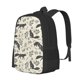 thumbnail image 1 of Balery Vintage Moon Fox Mochila para hombre y mujer - Tela Oxford 600D resistente - Gran capacidad, resistente al agua, ideal para la escuela, viajes y senderismo, 1 of 6