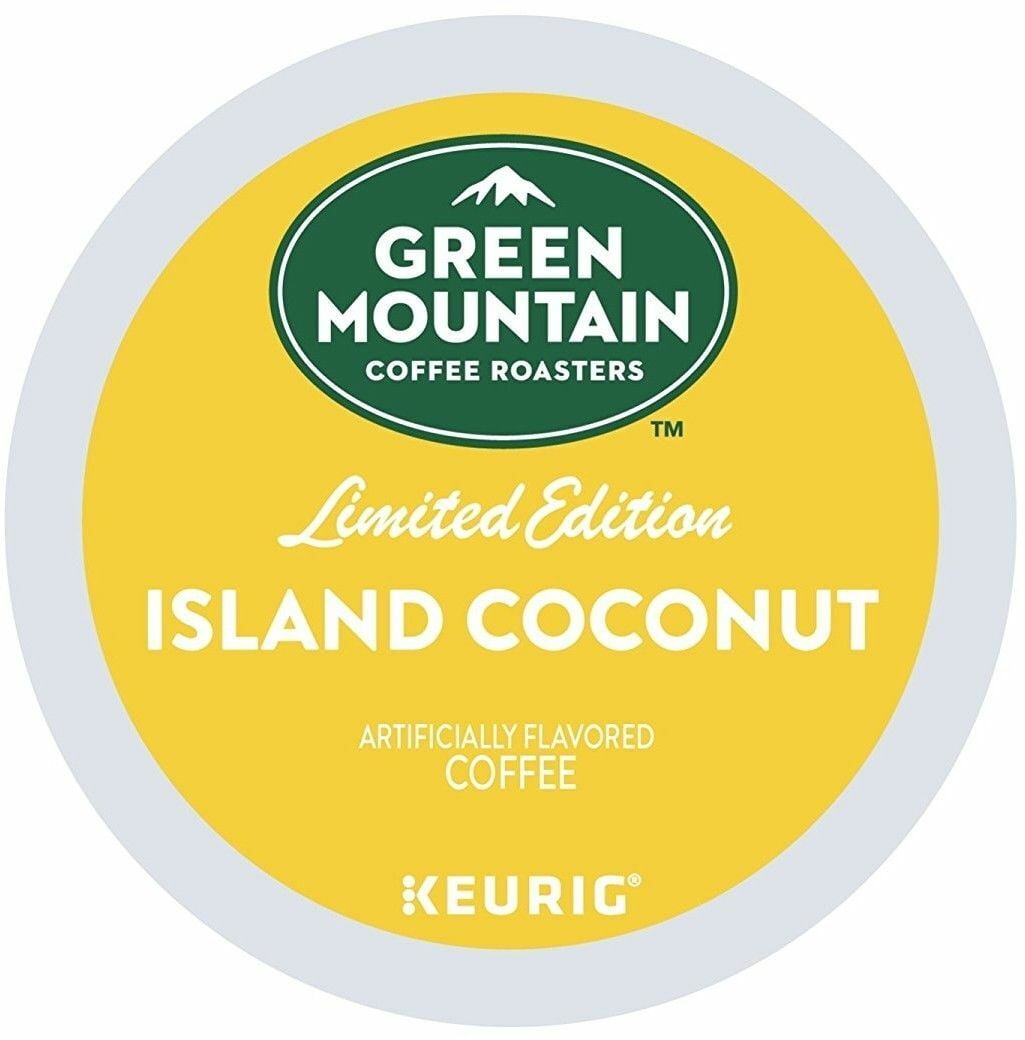 Green Mountain Island Coconut Coffee 96 count Keurig K Cups