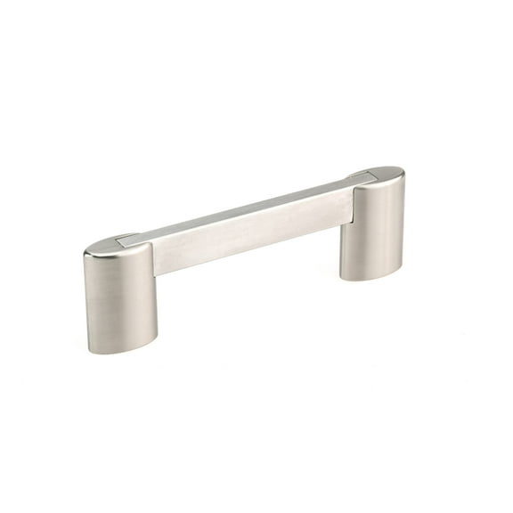Richelieu Bp872896 3-3/4" Center To Center Handle Cabinet Pull - Nickel