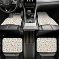 thumbnail image 6 of Salouo Rose Flowers for Car Floor Mat Set of 4–Car Carpet Mats - Car Mats with Anti-Slip Backing & Driver Heel Pad Universal Fit for Cars, Trucks, SUVs, and Vans, 6 of 6