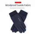 thumbnail image 4 of Guantes de gamuza para pantalla táctil, para otoño e invierno, para exteriores, resistentes al viento, cálidos, para montar a caballo, esquiar y a prueba de frío, para motocicleta, 4 of 4