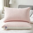 thumbnail image 4 of 2-Pack Bean 3D Pillow (29.13" x 18.9") - Pink All-Season, Soft and Hypoallergenic, 4 of 6
