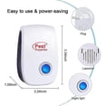 thumbnail image 3 of Ultrasonic Insect Rodent Repeller 6 Pack, Indoor Electronic Insect Repeller, Ifor Mosquitoes/Cockroaches/Mice/Spiders/Flies, 3 of 5