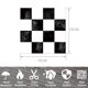 thumbnail image 2 of Azulejos de mosaico autoadhesivos para pared de baño, azulejos autoadhesivos 3D para bordes de azulejos de pared de cocina de baño - 20 hojas, 2 of 5