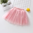 thumbnail image 2 of lnmuld Girls Cute Summer Dresses Ballet Performance Tutu Skirt Layered Party Wear Dance Elegant Short Outfit Color:Pink,Size:7-8 Years, 2 of 5