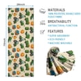 thumbnail image 2 of Cartoon Tractors Barns Beige Pattern Hot Yoga Mat Towel Non Slip for Hot Yoga - Quick-Drying Yoga Mat Cover with 4 Corner Pockets with Travel Bag - Hot Yoga Towel Non Slip 70"x26", 2 of 6