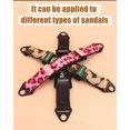 thumbnail image 6 of Snappy Shoe Rivets Kids Size Adjustable Soft Replacement Heel Straps for clog Shoes BLACK C12 to M7, 6 of 6