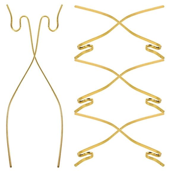 COMPUKAS 8Pcs Unique Snake Shaped Metal Hair Pins Vintage Jewelry for Weddings and Prom Hair