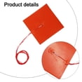thumbnail image 4 of 200mm X 200mm 400W 100K Thermistor Silicone Heater Printer Heating Pad, 4 of 12