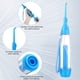 thumbnail image 3 of Bomba manual de chorro de agua para hilo dental, irrigador de baja presión, limpieza bucal (azul), 3 of 4