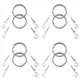 thumbnail image 1 of Kit de 8 Cables Ajustables para Colgar Cuadros - Herrajes Resistentes, Cables de Acero Inoxidable de 1 M X 1,5 mm Cuerda para Colgar, 1 of 6