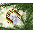 thumbnail image 2 of Bedlington Terrier Candy Cane Holiday Christmas Ceramic Ornament SS4552, 2 of 2