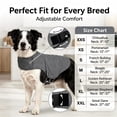 thumbnail image 5 of Dog Anxiety Vest – Skin-Friendly Calming Wrap for Fireworks, Thunderstorms, Travel, Vet Visits & Separation – Adjustable Fit for Small, Medium & Large Dogs, 5 of 7
