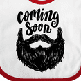 thumbnail image 4 of Inktastic Beard Coming Soon Boys Baby Bib, 4 of 4