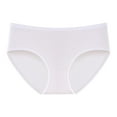 thumbnail image 4 of Seductiva Clothing Women's Cotton Brief Underwear Underwear for Women Seamless Bikini Regular Absorbency Underwear High Waisted, 4 of 7