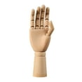 thumbnail image 3 of yotijay Flexible Wooden Hand Model, Wooden Hand, Mannequin, Right Hand, Art, Sketching, Large, 3 of 9