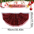 thumbnail image 2 of Christmas Bunting,Christmas Pleated Half‑Fan Plaid Bunting Banner,Xmas Buffalo Plaid Half Fan Banner Flag,Plaid Printed Half‑Fan Banners,Christmas Tartan Fan Shaped Pennant for Porch,Patio,Party, 2 of 3
