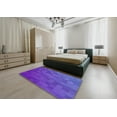 thumbnail image 4 of Ahgly Company Indoor Rectangle Patterned Blue Violet Purple Novelty Area Rugs, 8' x 12', 4 of 6