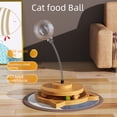 thumbnail image 4 of Bola de hierba gatera giratoria de resorte de madera maciza, traje de comida para gatos, bola que cae, juguete para mascotas, suministros, 4 of 5