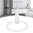 thumbnail image 4 of Hand Towel Rings, Circle Design Bathroom Towel Holder Simple Installation  For Hotel For Home, 4 of 8