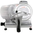 thumbnail image 1 of Hakka Commercial Meat Slicer, Electric Meat Slicer with 10-Inch Stainless Steel Blade Semi-Auto Frozen Meat Slicer Ham Slicer Deli Slicer Food Slicer Machine for Supermarket/Hotel/Restaurant/Home Use, 1 of 3