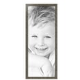 thumbnail image 2 of ArtToFrames 15" x 38" Silver Picture Frame, 15x38 inch Silver Wood Poster Frame (WOM-4993),  Pack, 2 of 7