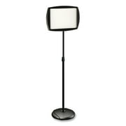 Manufacturer Varies Floor Sign Holder,Black,66" H SIG07060101