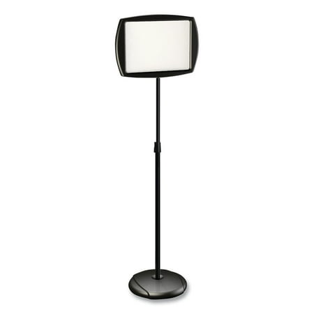 Manufacturer Varies Floor Sign Holder,Black,66" H SIG07060101