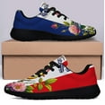 thumbnail image 3 of Iowa Stte EaStrn Goldfinch Bird and Wild Rose Flower Iowa Shoes Sneakers Black Size 9.5, 3 of 7