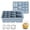 C#185, variant on Silicone Ice Cube Tray 13 Compartment Flexible Nonstick Ice Maker for Home Office Bar Cocktails