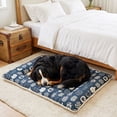 thumbnail image 6 of huayou Rectangular Pet Sleeping Mat, Vintage Printed Fabric with Soft Thick Padding, Durbale Washable Cushion Pad for Indoor Cats Small Dogs Daily Rest, XXL Size, 6 of 6