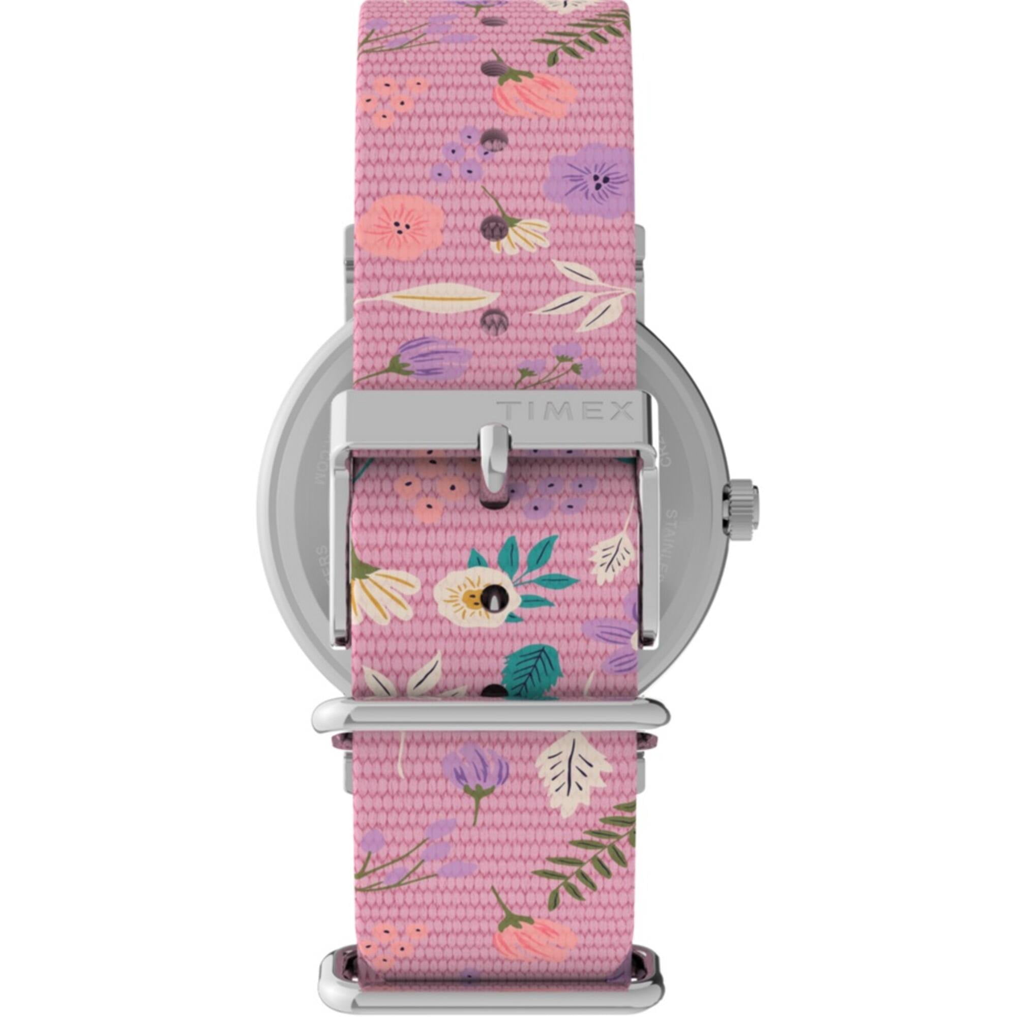 Timex TW2V77800GP Women's Weekender X Peanuts In Bloom Strap Watch