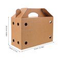 thumbnail image 2 of BEADCEST 6Ud Caja De Transporte De Cartón Para Mascotas Con Y Ventilado Ideal Para Viaje, 2 of 8