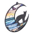 thumbnail image 2 of Attrape-soleil pour Chat Vitrail Suspendu Vitrail Vitrail Attrape-Soleil Chat Commémoratif Attrape-Soleil Vitrail Vitrail Suspendu Vitrail Coloré Imprimé Acrylique Ornements Suspendus pour, 2 of 7