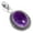 Amethyst, variant on 925 Sterling Silver Pendant For Necklace For Women - Teens Red Ruby Simulated Gemstone Silver Pendant July Birthstone Fashion Silver Pendant Christmas - Gift For Sister 925 Silver Gemstone Jewelry