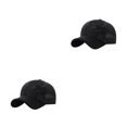 thumbnail image 2 of Decodeary Stylish Cap For Men Gifts For Outdoor Adventures Easy To Wear Baseball Cap black 2Set, 2 of 6