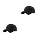 thumbnail image 4 of Sombrero de Protección Solar Qarigey Gorra de Béisbol Ajustable para Hombres Negro 2Conjunto, 4 of 6