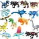 thumbnail image 2 of Bloques de construcción de dinosaurios jurásicos Indominus Rex DIY Tyrannosaurus Figuras de acción Modelos Juguetes para niños Animales Regalos Niños, 2 of 5