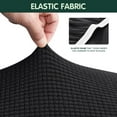 thumbnail image 4 of CHUN YI 1-Piece Checks Stretch Sofa Cover Slipcover Couch Cover, Sofa, Grey, 4 of 6