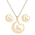 thumbnail image 3 of Womens Fashion Pendant Earring Set Color Clavicle Necklace Exquisite Earrings, 3 of 8