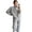 Grey S, variant on 2 Pcs/Set Spring Autumn Women Top Pants Set Stand Collar Long Sleeve Sweatshirt Stretchy High Waist Maximum Comfort Trousers Sport Fitness Tracksuit