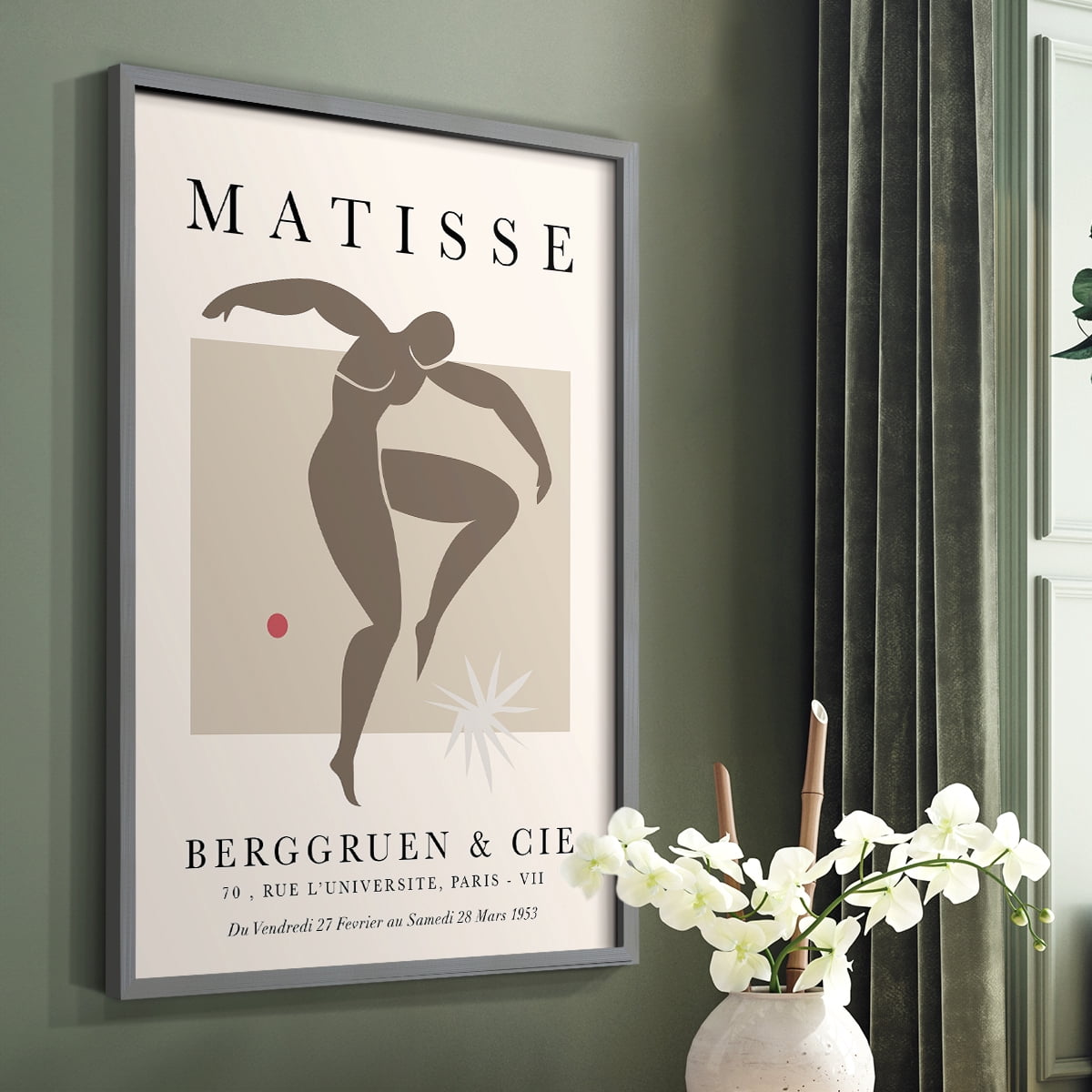 Matisse CCXXIX in Solid Wood 16 x 20 Framed Print