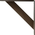 thumbnail image 4 of Ekena Millwork 2"W x 14"D x 14"H Traditional Steel Bracket, Hammered Dark Bronze, 4 of 13