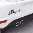 thumbnail image 4 of Walbest 1Pc Car Sticker - Cartoon Dog Cat Heartbeat Auto Vehicle Window Decals Decoration for Universal Car SUV, 4 of 6